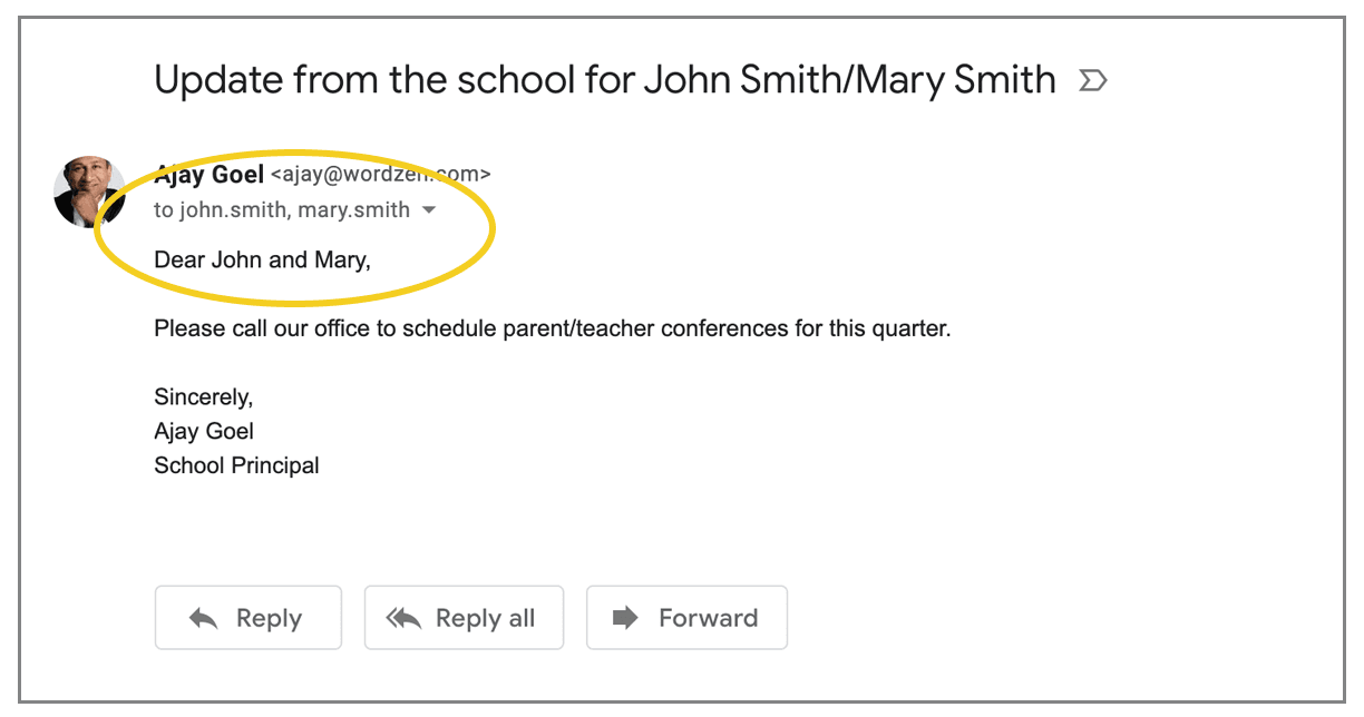 How to Address More Than One Person in an Email