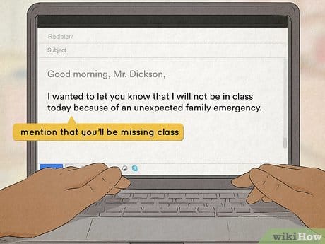 How to Email Professor About Absence