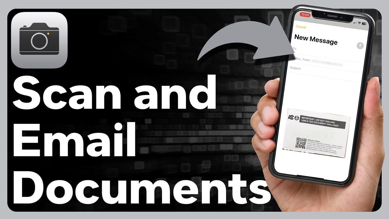 How to Email Scanned Documents from Notes on Iphone