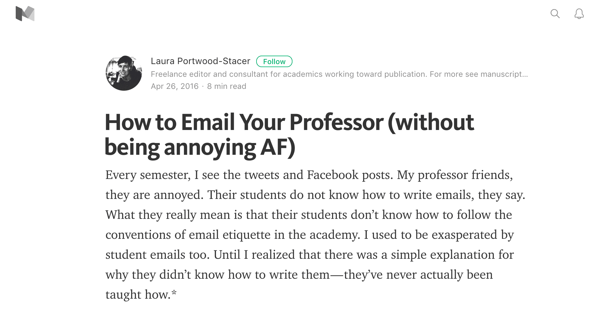 How to Email Your Professor Without Being Annoying Af
