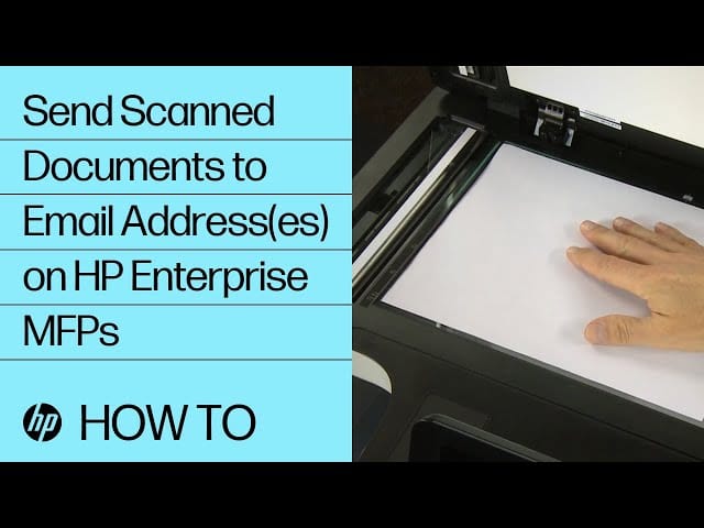 How to Scan a Document from Printer to Email