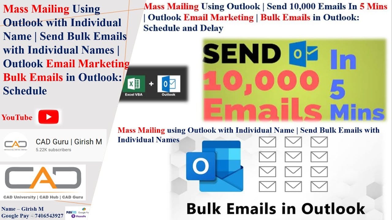 How to Send Bulk Email With Individual Names